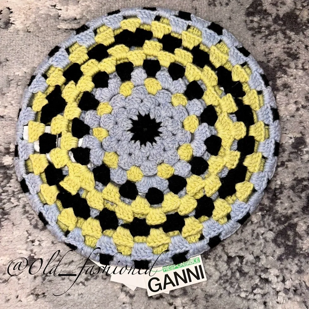 Ganni lambswool crochet
